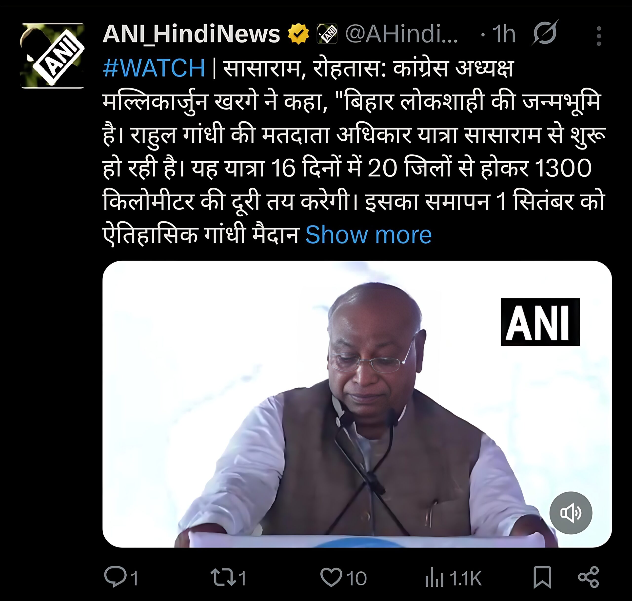 Bihar Vote Adhikar Yatra
