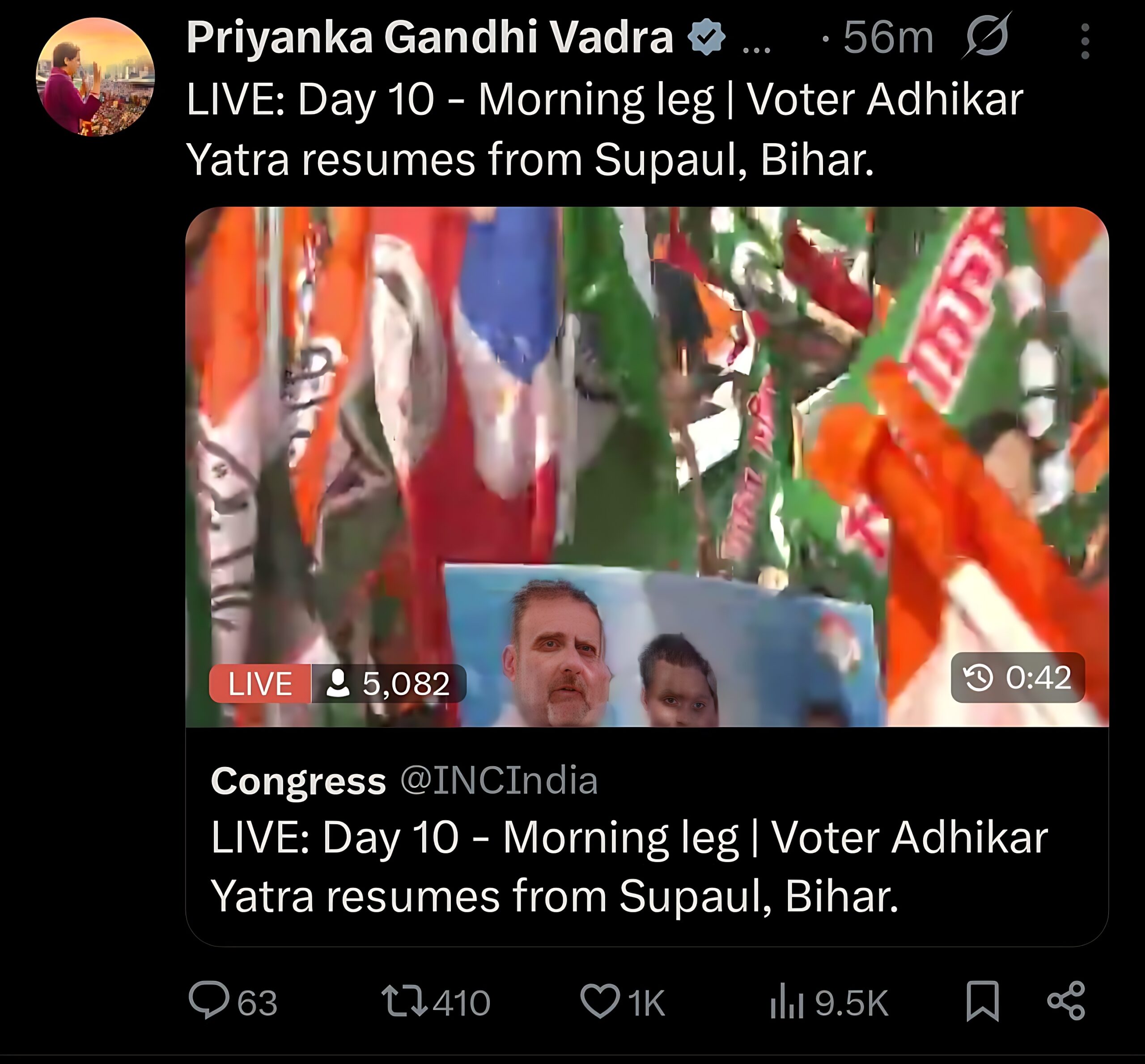 Voter Adhikar Yatra