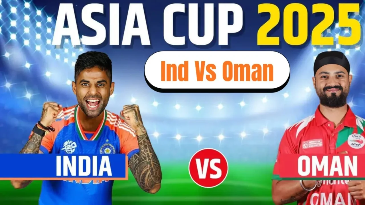 India vs Oman Asia Cup 2025