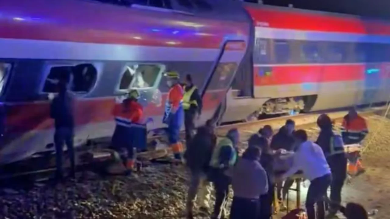 High Speed Train Collision In Spain