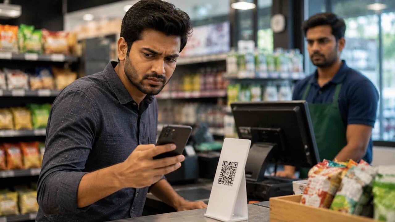 Fake QR Code Scam