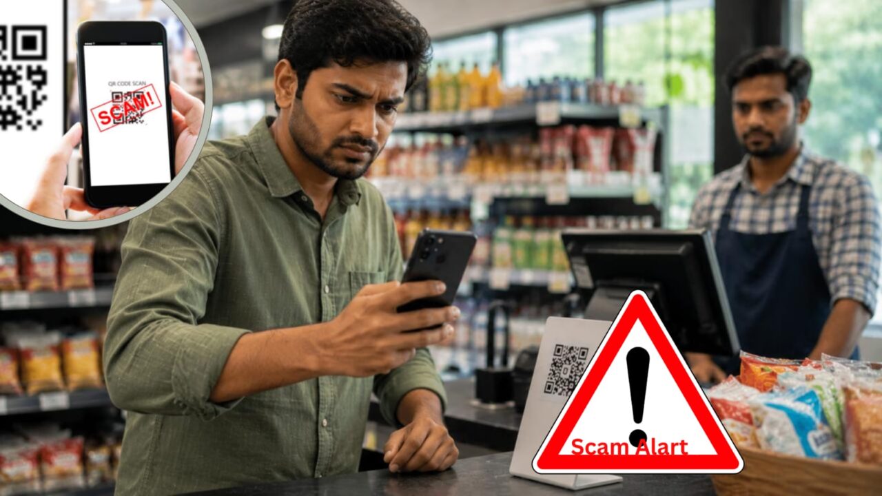 Fake QR Code Scam